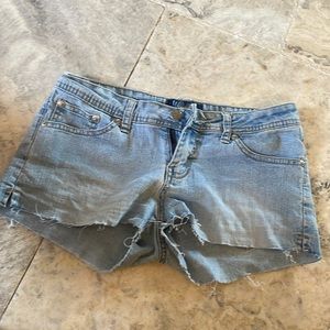 Soft denim shorts